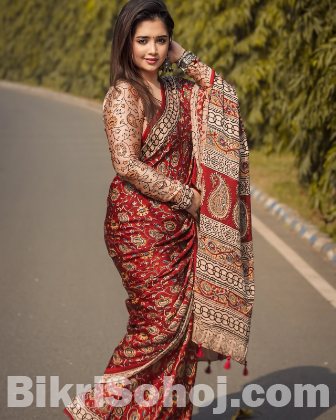 Soft Silk Saree with Blouse Piece
